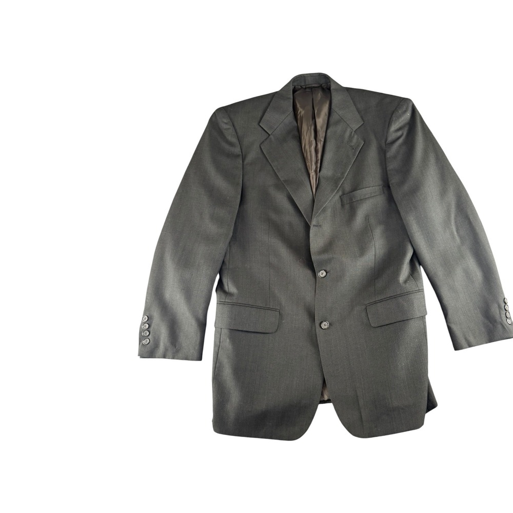 Gordon Thomas Collectibles Mens Charcoal Grey 2 Button‎ Blazer Sport Coat 43L
